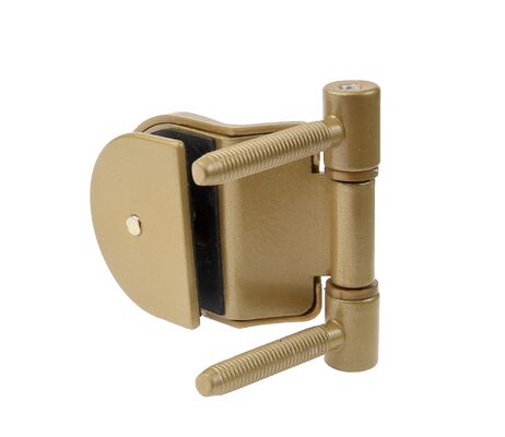 180 Degree Opening Sauna Door Hinges Manufactured from Alloy Steel Zinc Plastic Customized Materials Ensuring Performance
