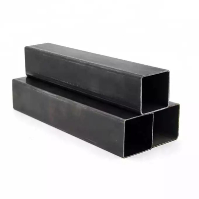 Het zwarte Staal leidt 40x40mm 6m Vierkante het Buisstaalpijp van het Lengte Zwarte Ijzer voor Bouw door buizen