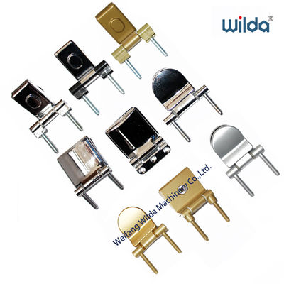 6mm Powder Coating Sauna Door Hinges Brass Silver Finished Original Color